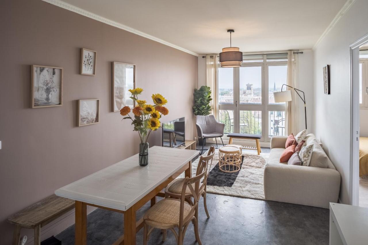 Appartement Evasion Urbaine - Vue Panoramique - Proche Gare à Troyes Extérieur photo
