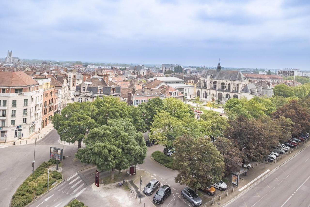 Appartement Evasion Urbaine - Vue Panoramique - Proche Gare à Troyes Extérieur photo