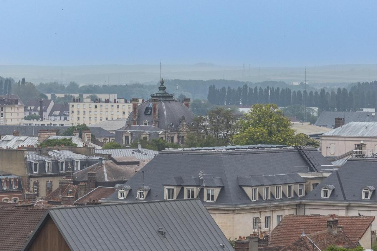 Appartement Evasion Urbaine - Vue Panoramique - Proche Gare à Troyes Extérieur photo